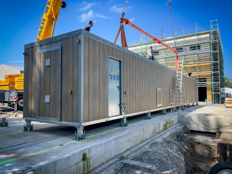 Aufstellung eines SDS-Trockners