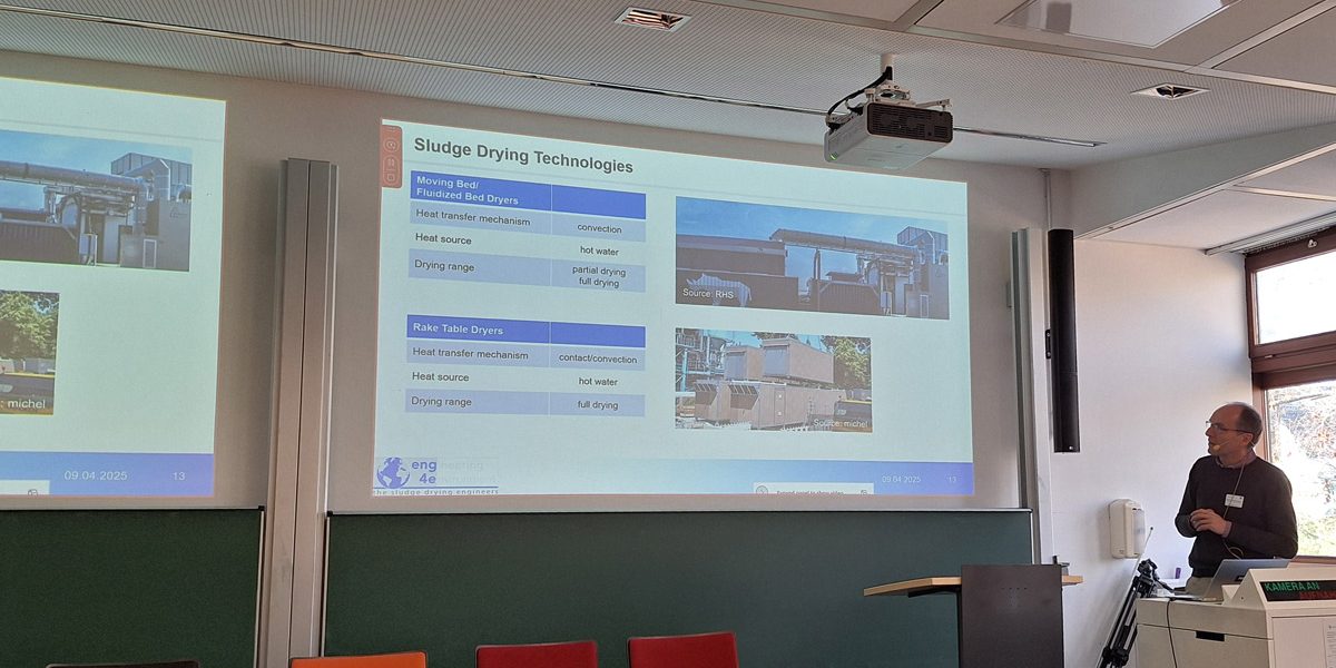 Vortrag beim ISWA-Workshop zur Schlammtrocknung und Phosphorrückgewinnung in Stuttgart